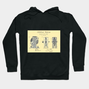 Nikola Tesla patent Hoodie